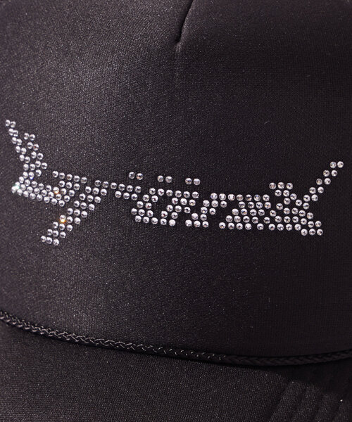 WHO'S WHO gallery（フーズフーギャラリー）の「【KOOKY'N/クーキー】BRONXラインストーンメッシュキャップ（キャップ・レディース・ブラック/ネイビー・FREE）」の4枚目の写真