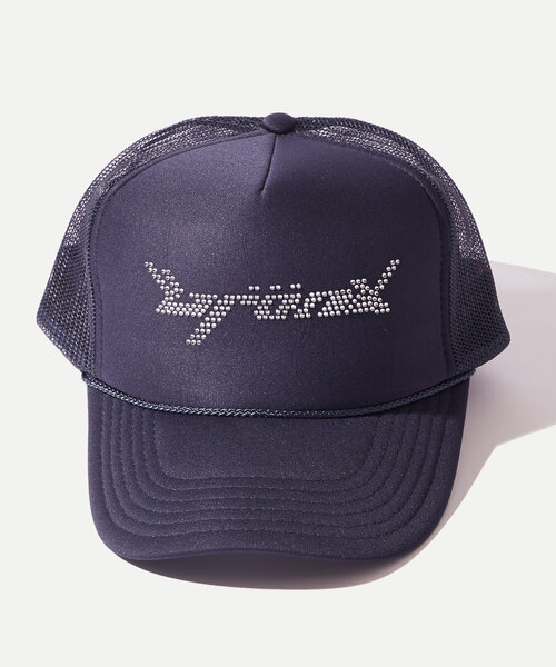 WHO'S WHO gallery（フーズフーギャラリー）の「【KOOKY'N/クーキー】BRONXラインストーンメッシュキャップ（キャップ・レディース・ブラック/ネイビー・FREE）」の7枚目の写真