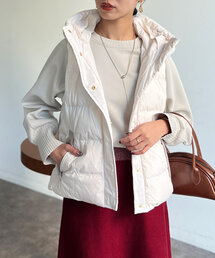 Chez toi - 完売品 Chez toi(シェトワ)  フードダウンベスト　新品 Chez toi｜シェトワのベスト通販 - ZOZOTOWN