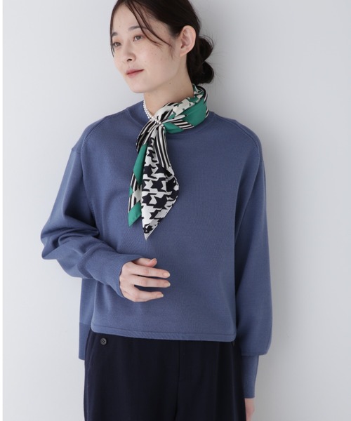 【セール】◆ハイゲージプレーティングプルオーバー（ニット/セーター）｜human woman（ヒューマンウーマン）