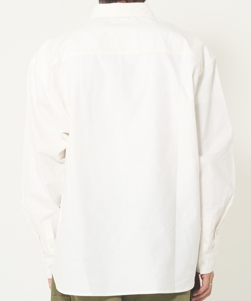 ROUGH TRADE（ラフトレード）の「オックス長袖レギュラーカラーシャツ(M1)（シャツ/ブラウス・メンズ・ブルー/その他1/その他2/その他3/ピンク/ホワイト・MEDIUM/LARGE/X-LARGE）」の9枚目の写真