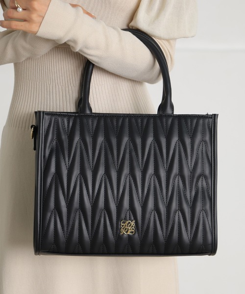 美品✨アクリス キルティング 2way トート