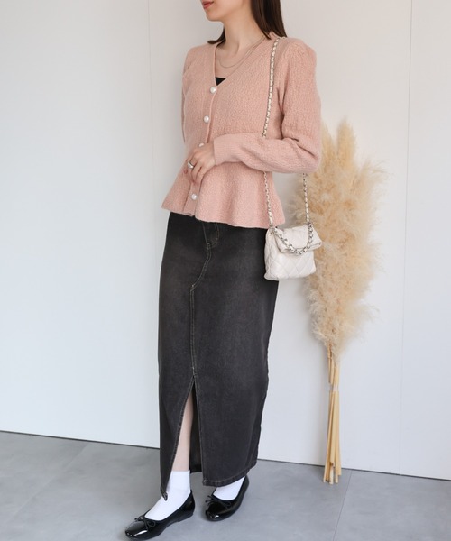 model：162cm 着用サイズ：F