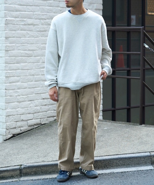 CIAOPANIC TYPY(チャオパニックティピー)の「ヘリンボンストレートベイカーワイドパンツ(チノパンツ・メンズ・ブラック/カーキ/ベージュ・MEDIUM/LARGE)」の20枚目の写真