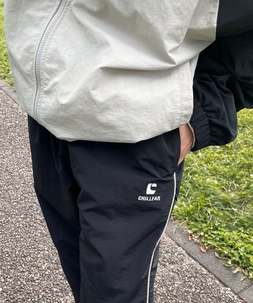 サイドジップ切り替えナイロンパンツ / セットアップ着用可（その他