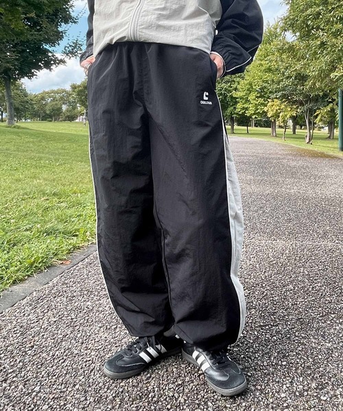 Chillfar（チルファー）の「サイドジップ切り替えナイロンパンツ / セットアップ着用可（その他パンツ・レディース・ライトグレー/レッド/ネイビー/チャコール/ブラック・FREE）」の9枚目の写真