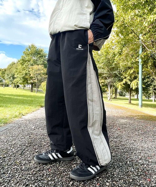 Chillfar（チルファー）の「サイドジップ切り替えナイロンパンツ / セットアップ着用可（その他パンツ・レディース・ライトグレー/レッド/ネイビー/チャコール/ブラック・FREE）」の11枚目の写真