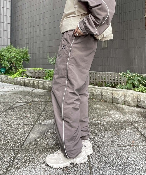 サイドジップ切り替えナイロンパンツ / セットアップ着用可（その他