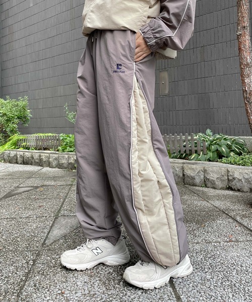 sheller シェリエ 2way tweed tuck pants sheller 2way tweed tuck