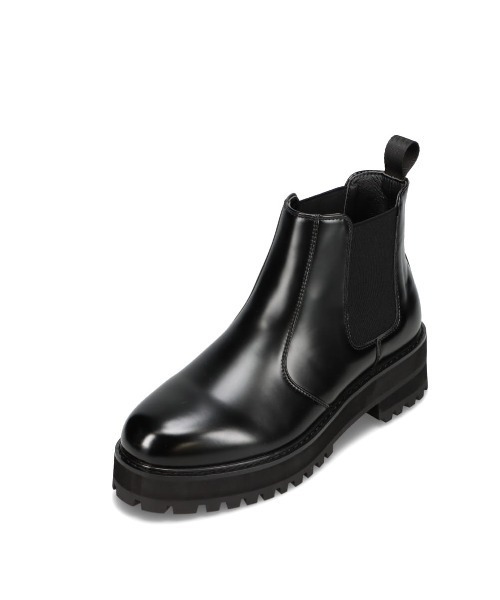 cecilio(セシリオ)の「【cecilio】 厚底サイドゴアブーツ(ブーツ・メンズ・ベージュ/ブラック・25.0cm/25.5cm/26.0cm/26.5cm/27.0cm/28.0cm)」の5枚目の写真