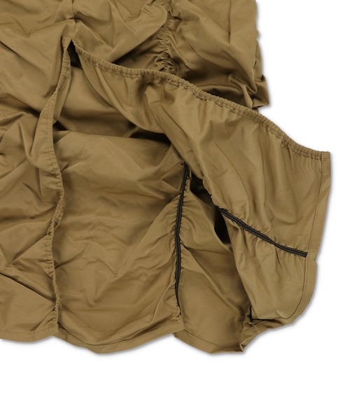 Lull(ルル)の「【Lull / ルル】シャーリングデザインカーゴスカート(スカート・レディース・ブラック/オリーブ・ONESIZE)」の15枚目の写真