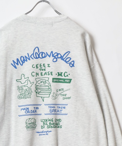 Mark Gonzales(マーク・ゴンザレス)の「2025AW MARK GONZALES/マークゴンザレス オーバーサイズ 裏起毛 ワンポイント刺繍 フロント/バックプリント スウェット レディース メンズ トレーナー(スウェット・レディース・ホワイト系その他/ホワイト/アッシュグレー/ブラック系その他2/ブラック系その他3/グレー系その他2/グレー系その他3/グレー系その他/ホワイト系その他2/ホワイト系その他3/ブラック系その他/ブラック/ホワイト系その他5/ホワイト系その他6/ホワイト系その他4/ブラック系その他5/グレー系その他6/グレー系その他4/グレー系その他5/ブラック系その他4/ブラック系その他6・LL/M/L)」の18枚目の写真