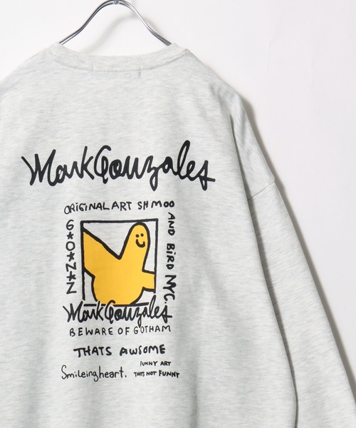 Mark Gonzales(マーク・ゴンザレス)の「2025AW MARK GONZALES/マークゴンザレス オーバーサイズ 裏起毛 ワンポイント刺繍 フロント/バックプリント スウェット レディース メンズ トレーナー(スウェット・レディース・ホワイト系その他/ホワイト/アッシュグレー/ブラック系その他2/ブラック系その他3/グレー系その他2/グレー系その他3/グレー系その他/ホワイト系その他2/ホワイト系その他3/ブラック系その他/ブラック/ホワイト系その他5/ホワイト系その他6/ホワイト系その他4/ブラック系その他5/グレー系その他6/グレー系その他4/グレー系その他5/ブラック系その他4/ブラック系その他6・LL/M/L)」の20枚目の写真