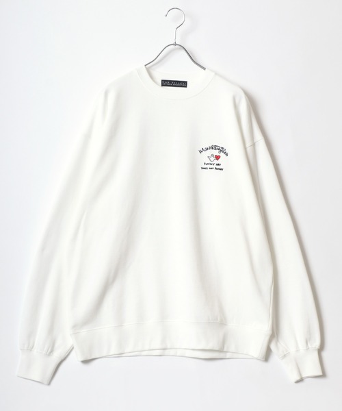 Mark Gonzales(マーク・ゴンザレス)の「2025AW MARK GONZALES/マークゴンザレス オーバーサイズ 裏起毛 ワンポイント刺繍 フロント/バックプリント スウェット レディース メンズ トレーナー(スウェット・レディース・ホワイト系その他/ホワイト/アッシュグレー/ブラック系その他2/ブラック系その他3/グレー系その他2/グレー系その他3/グレー系その他/ホワイト系その他2/ホワイト系その他3/ブラック系その他/ブラック/ホワイト系その他5/ホワイト系その他6/ホワイト系その他4/ブラック系その他5/グレー系その他6/グレー系その他4/グレー系その他5/ブラック系その他4/ブラック系その他6・LL/M/L)」の22枚目の写真