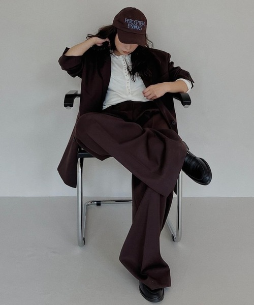 credona 【THE C】MESSAGE CAP キャップブラウン CREDONA / THE C MESSAGE CAP ブラウン