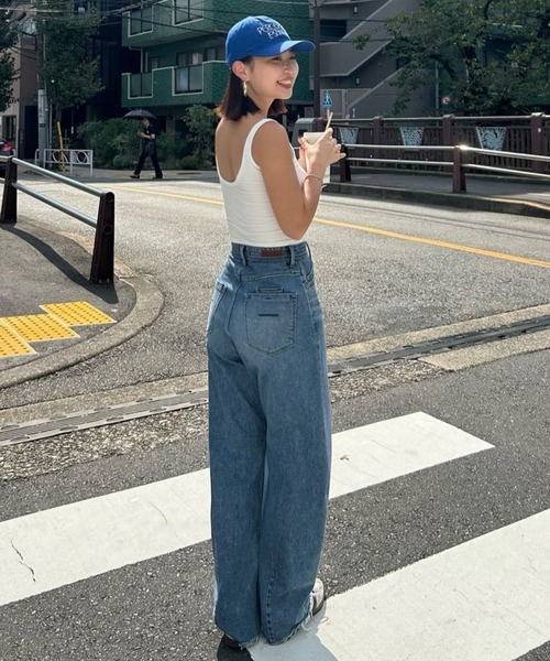 CREDONA（クレドナ）の「【THE C】MESSAGE CAP/メッセージキャップ（キャップ・レディース・ベージュ/ブルー/レッド/グリーン/ブラウン・FREE）」の9枚目の写真