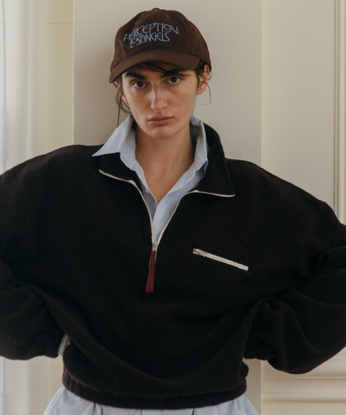 CREDONA（クレドナ）の「【THE C】MESSAGE CAP/メッセージキャップ（キャップ・レディース・ベージュ/ブルー/レッド/グリーン/ブラウン・FREE）」の17枚目の写真