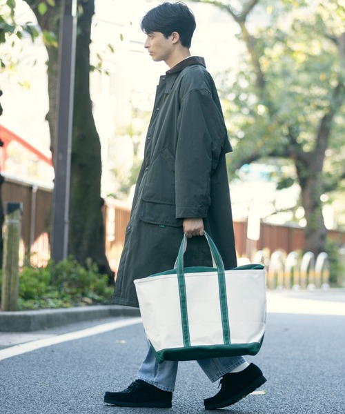L.L.Bean(エルエルビーン)の「【JAPAN EDITION】ビーンズ・ロング・フィールド・コート、インサレーテッド(その他アウター・メンズ・ダークグレー/ダークオリーブ・MEDIUM/LARGE)」の19枚目の写真