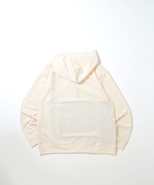 おしゃれスタ(オシャレスタ)の「cardboard knit switching hoodie/ダンボールニット 切り替え プルオーバー パーカー オーバーサイズ メンズ レディース(パーカー・メンズ・ブラック/サックスブルー/チャコールグレー/ホワイト・L/XL/M)」の9枚目の写真