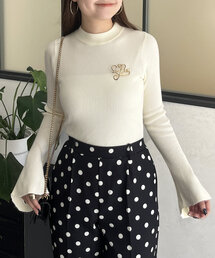 prose verse | フレアスリーブハイネックニット(ニット/セーター)