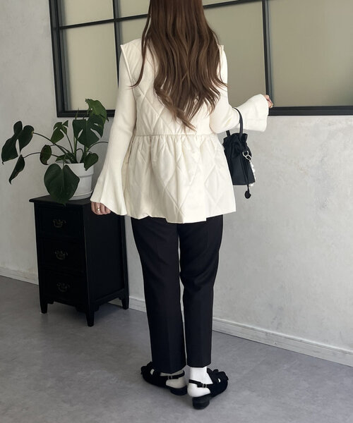 prose verse（プロズヴェール）の「フレアスリーブハイネックニット（ニット/セーター・レディース・レッド/ホワイト系その他/グレー/アイボリー/ブラック・MEDIUM/LARGE）」の20枚目の写真