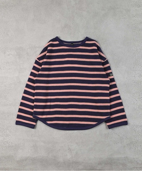 Life Support Products(ライフサポートプロダクツ)の「裏起毛ボーダーカットソー(Tシャツ/カットソー・キッズ・ブラック/レッド/グリーン/ブルー・80/90/95/100/110/120/130/140/150)」の6枚目の写真