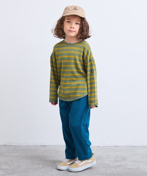 Life Support Products(ライフサポートプロダクツ)の「裏起毛ボーダーカットソー(Tシャツ/カットソー・キッズ・ブラック/レッド/グリーン/ブルー・80/90/95/100/110/120/130/140/150)」の19枚目の写真