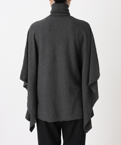Room no.8（ルームエイト）の「ROOM NO.8 BLACK DRAPE BUTTERFLY タートルトップス BR8KN-247（ニット/セーター・レディース・チャコールグレー・FREE）」の15枚目の写真