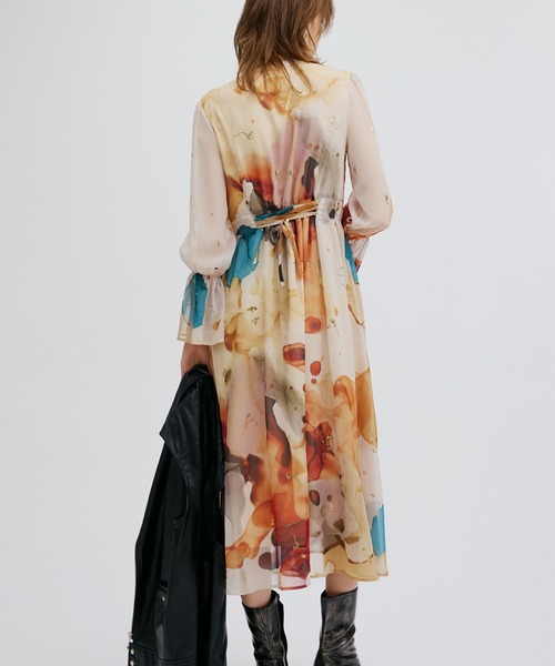 UNDRESSED AMELIA INK ART DRESS（ワンピース）｜Ameri（アメリ）の