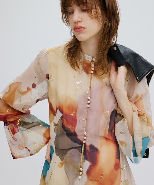 UNDRESSED AMELIA INK ART DRESS（ワンピース）｜Ameri（アメリ）の