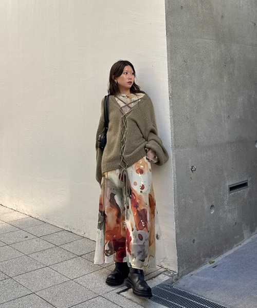 UNDRESSED AMELIA INK ART DRESS（ワンピース）｜Ameri（アメリ）の