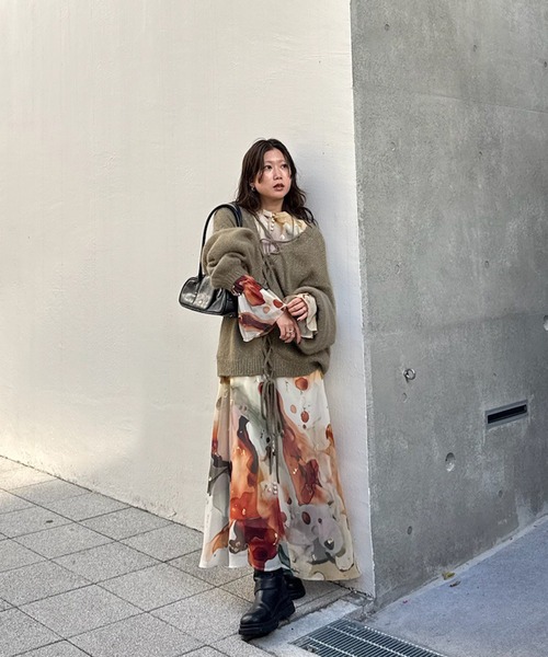 UNDRESSED AMELIA INK ART DRESS（ワンピース）｜Ameri（アメリ）の