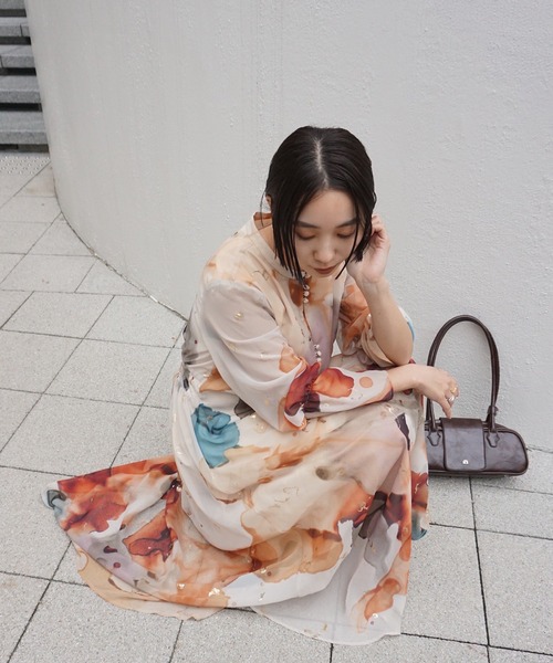 UNDRESSED AMELIA INK ART DRESS（ワンピース）｜Ameri（アメリ）の