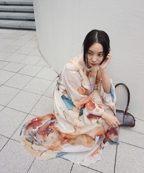 UNDRESSED AMELIA INK ART DRESS（ワンピース）｜Ameri（アメリ）の