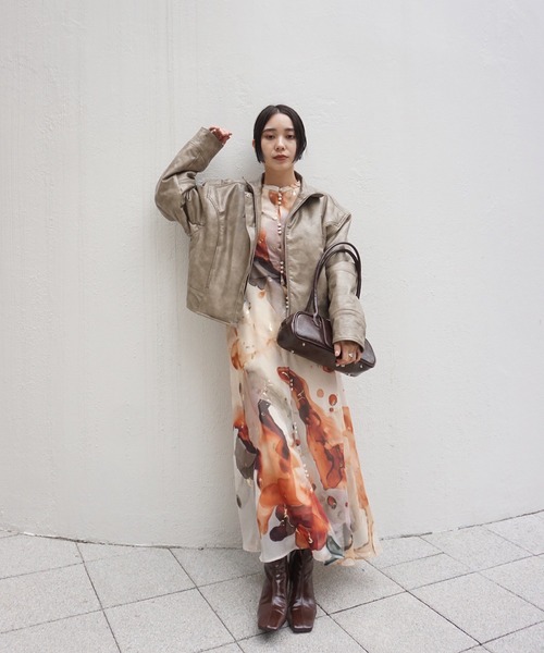 UNDRESSED AMELIA INK ART DRESS（ワンピース）｜Ameri（アメリ）の