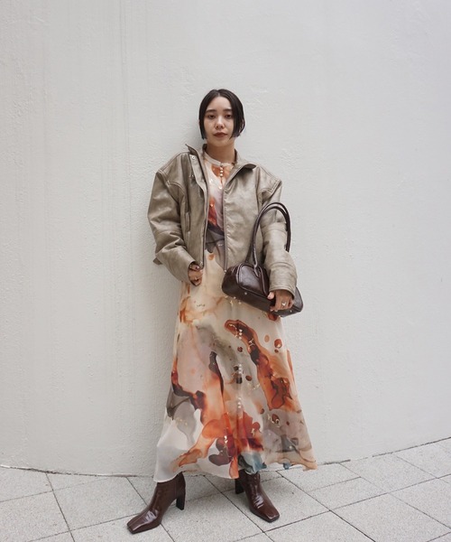 UNDRESSED AMELIA INK ART DRESS（ワンピース）｜Ameri（アメリ）の