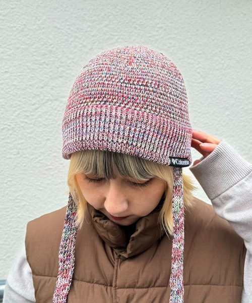 Columbia（コロンビア）の「カカハポンガーデンニットバケット（ハット・レディース・レッド/ブラック・ONE SIZE）」の8枚目の写真