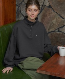 2WAY ナンバリング刺繍 オーバーサイズ スウェットスミクロ