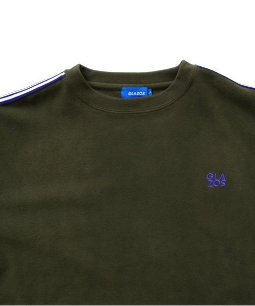 GLAZOS(グラソス)の「【大人向けサイズあり】【あったか】マイクロフリース・ライントレーナー(スウェット・キッズ・ブラック/カーキ・LL/S/M/L)」の7枚目の写真