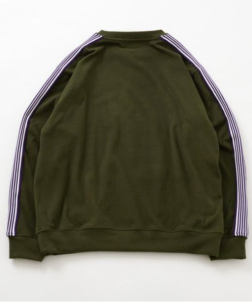 GLAZOS(グラソス)の「【大人向けサイズあり】【あったか】マイクロフリース・ライントレーナー(スウェット・キッズ・ブラック/カーキ・LL/S/M/L)」の11枚目の写真