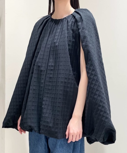 LE PHIL ルフィル ジャガードブラウス LE PHIL（ルフィル）の「◇ワッフルジャガードブラウス（シャツ