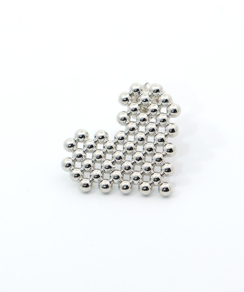 BAYA⭐KAORI♡ 【鑑定書付き】ハート＆キューピッドピアス メタルドットハートピアス（ピアス（両耳用））｜Cepica（セピカ