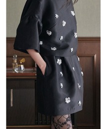 COEL | ビジュー刺繍ミニスカート(スカート)