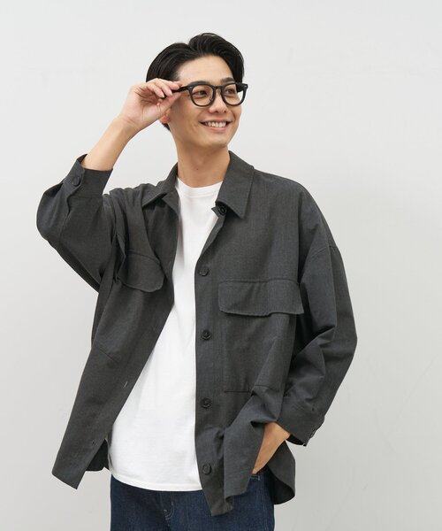 Zoff(ゾフ)の「ウエリントン型メガネ|ダテメガネ|Zoff|FASHION AUTUMN(メガネ・メンズ・ブラック/ブラウン系その他2・FREE)」の9枚目の写真