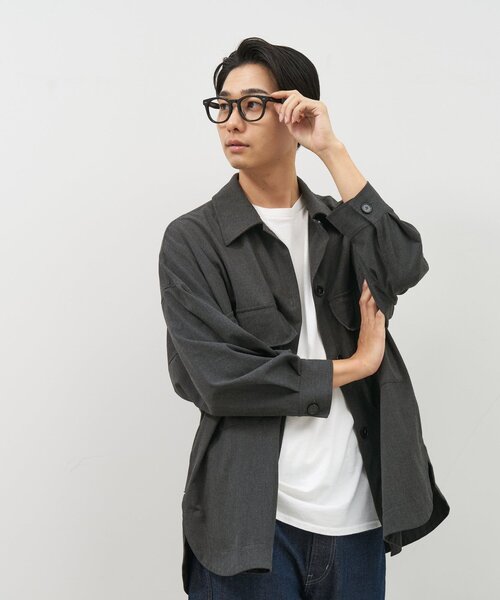 Zoff(ゾフ)の「ウエリントン型メガネ|ダテメガネ|Zoff|FASHION AUTUMN(メガネ・メンズ・ブラック/ブラウン系その他2・FREE)」の10枚目の写真