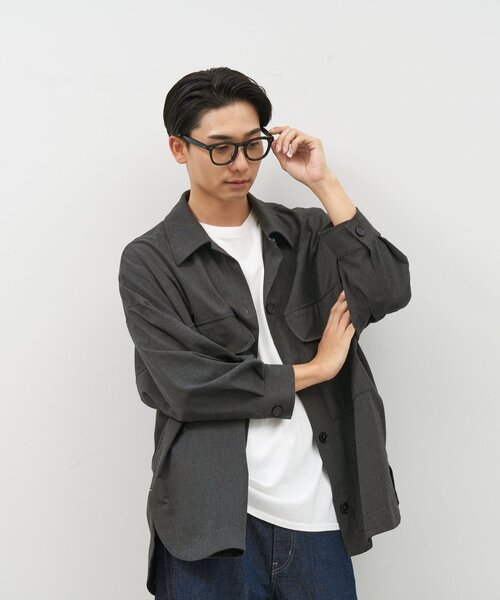 Zoff(ゾフ)の「ウエリントン型メガネ|ダテメガネ|Zoff|FASHION AUTUMN(メガネ・メンズ・ブラック/ブラウン系その他2・FREE)」の11枚目の写真