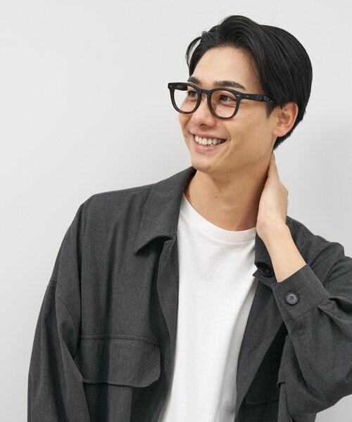 Zoff(ゾフ)の「ウエリントン型メガネ|ダテメガネ|Zoff|FASHION AUTUMN(メガネ・メンズ・ブラック/ブラウン系その他2・FREE)」の14枚目の写真