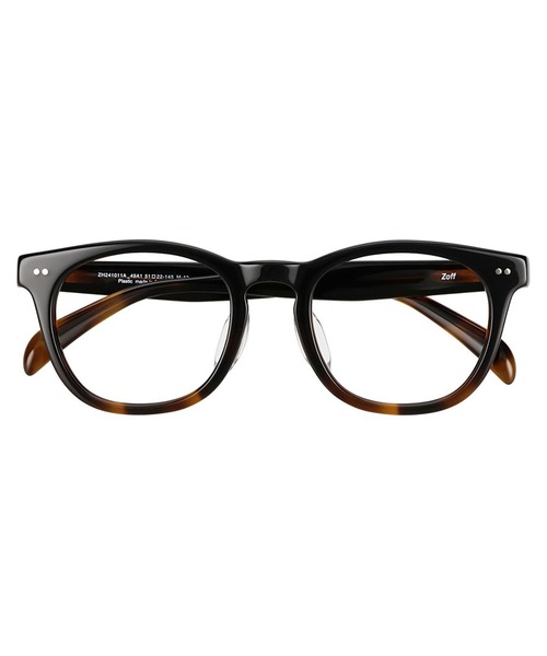 Zoff(ゾフ)の「ウエリントン型メガネ|ダテメガネ|Zoff|FASHION AUTUMN(メガネ・メンズ・ブラック/ブラウン系その他2・FREE)」の4枚目の写真