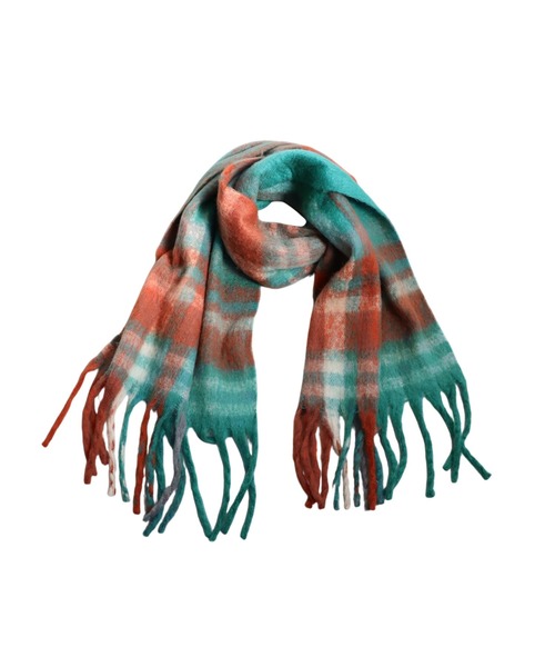 antiqua(アンティカ)の「チェックストール(マフラー・レディース・ブラック系その他/グリーン系その他・FREE)」の10枚目の写真