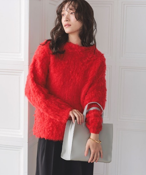 DONOBAN（ドノバン）の「スクエアトートバッグ（トートバッグ・レディース・グレー/キャメル/ブラック・ONE）」の21枚目の写真